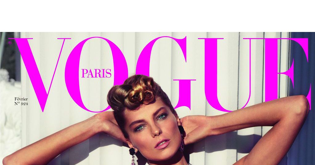 French Vogue Dedicates Its February Issue to Daria Werbowy