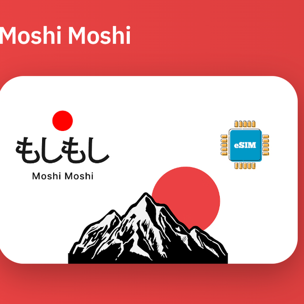 Airalo Moshi Moshi Japan eSIM (3GB, 30 Days)