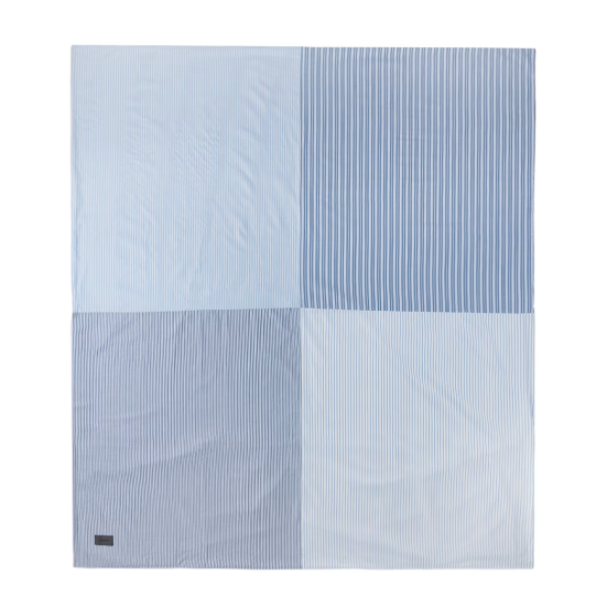 Magniberg Blue Wall Street Patchwork Duvet Cover - Full Size