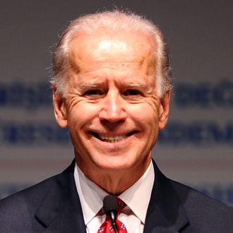 US Vice President Joe Biden gestures during the second Global Entrepreneurship Summit, on December 3, 2011, in Istanbul. 