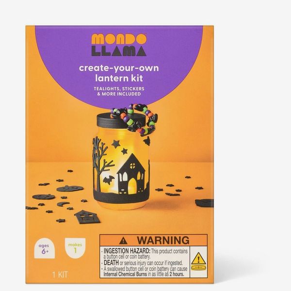 Mondo Llama Halloween Craft Make Your Own Lantern Activity DIY Art Kit