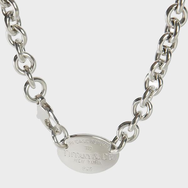 Tiffany & Co. Pre-Loved Return To Tiffany Necklace, Sterling Silver, 15 in