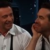 Ryan and Hugh Jackman on Jimmy Kimmel, in the Buzzfeed puppy interview, and on Hot Ones.