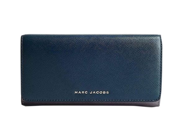 Marc Jacobs Saffiano Bicolor Flap Continental Wallet