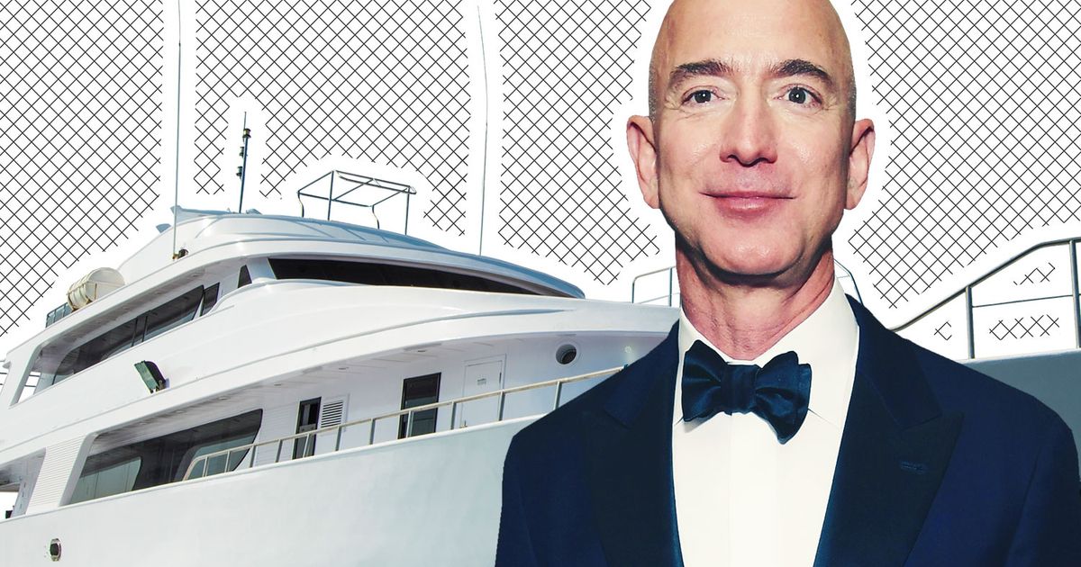 jeff bezos yacht stuck in rotterdam