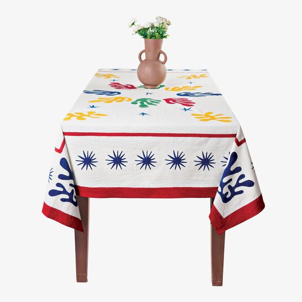 Inner Child Celestial Matisse Blockprint Tablecloth