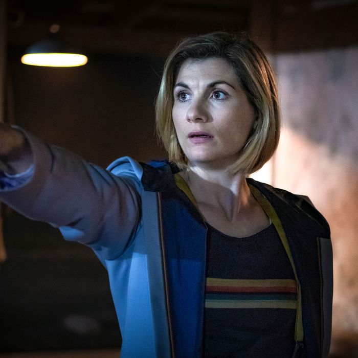 Jodie Whittaker as The Doctor.