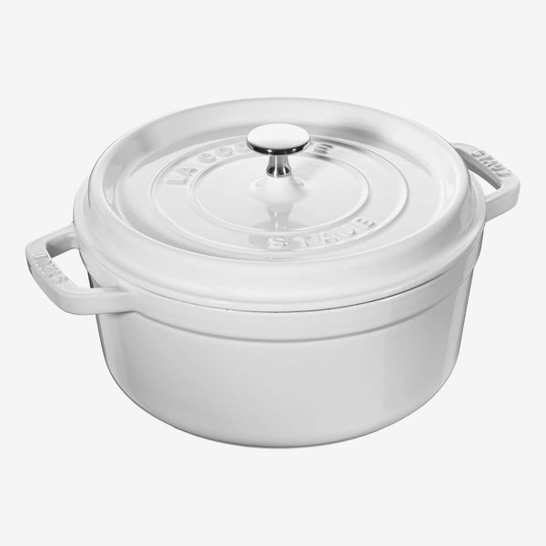 STAUB Cast Iron Dutch Oven 4-qt Round Cocotte