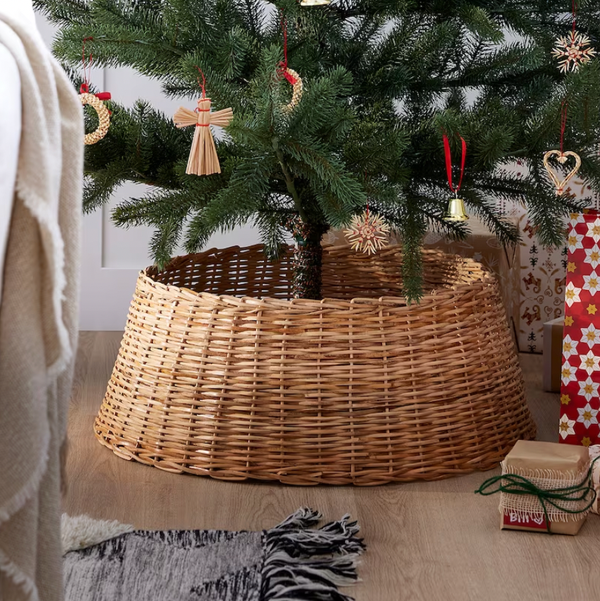 Ikea Vinterfint Rattan Christmas Tree Skirt (25