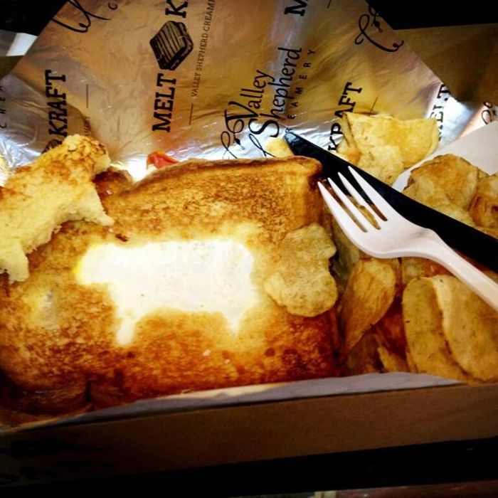 Toad-in-the-hole, in the Slope.