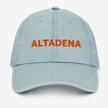 Altadena Beverage & Market Altadena Denim Hat - Orange Font