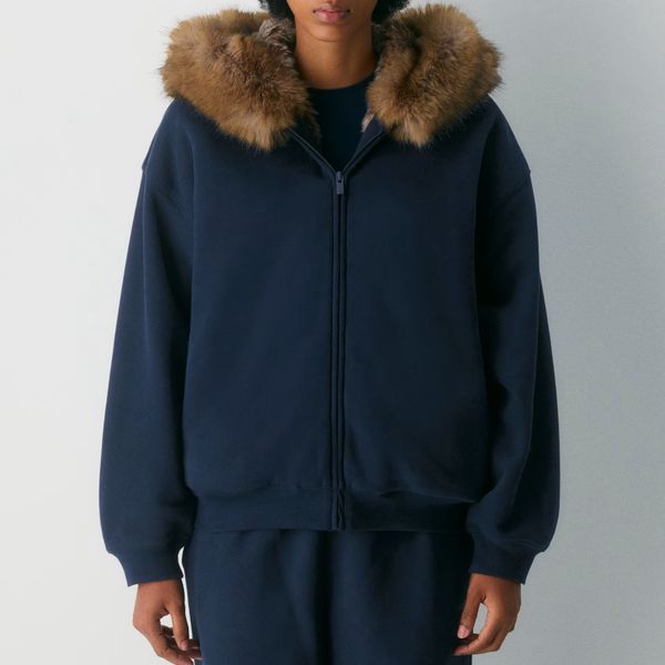 Aritzia Cozy Sweatfleece Mega Zip Hoodie