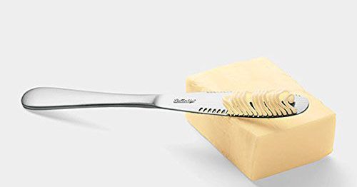 That! Spread That Serrated Warming Butter Knife Black