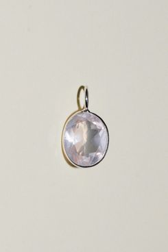 Thanks Dad! Rosie Rose Quartz Oval Cut Charm