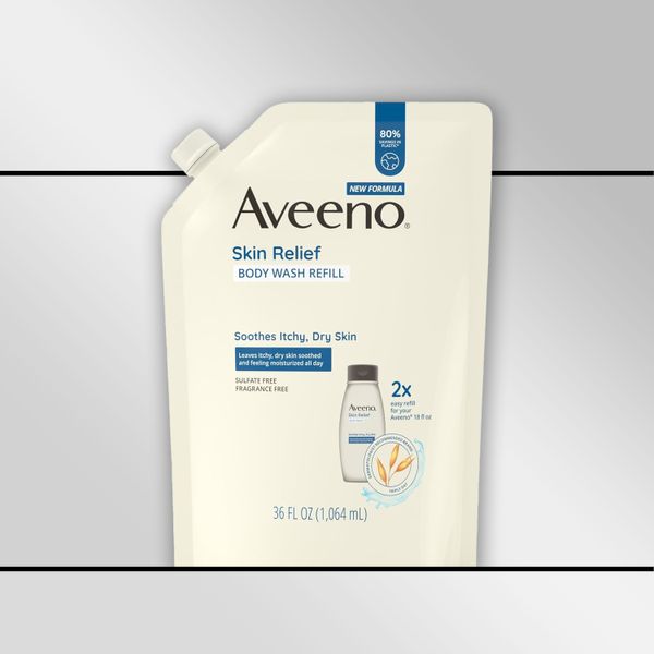 Aveeno Skin Relief Fragrance-Free Body Wash with Triple Oat Formula