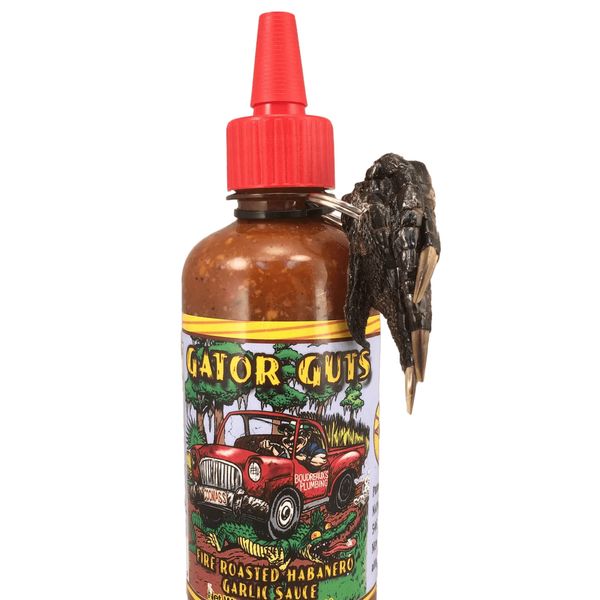 Gator Guts Fire-Roasted Habanero Garlic Sauce 12 oz.