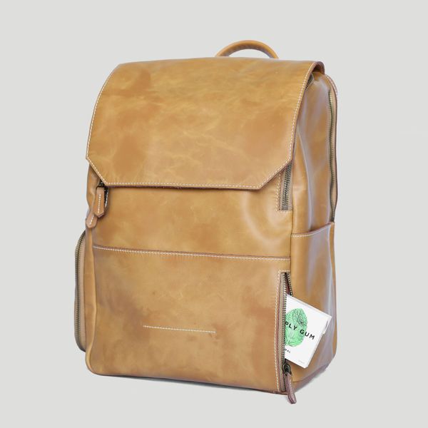atlas leather backpack