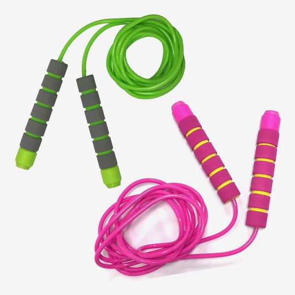 Adjustable Soft Skipping Rope with Skin-Friendly Foam Handles for Kids