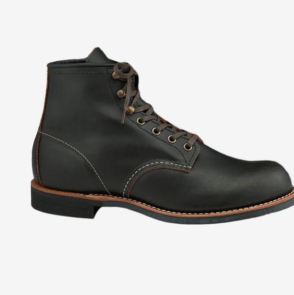 stylish black work boots