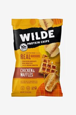 Wilde Protein chips with chicken and waffles