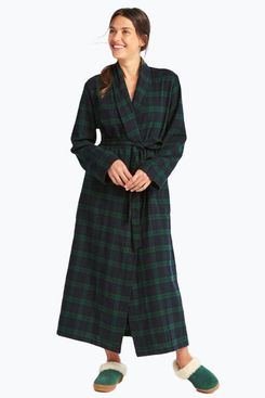 L.L.Bean Women’s Scotch Plaid Flannel Robe