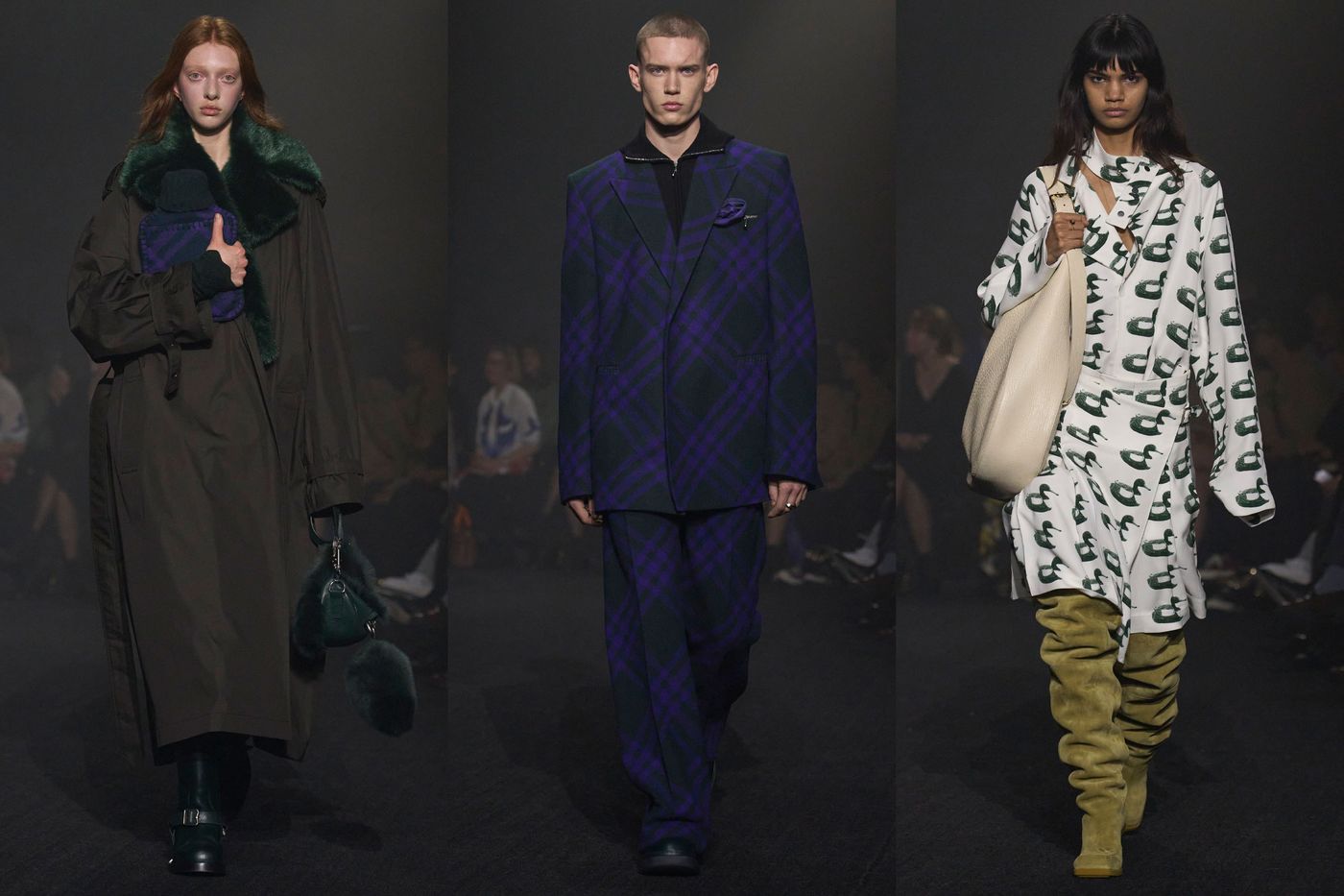 Burberry brings it back home with a twist at London fashion week, Burberry