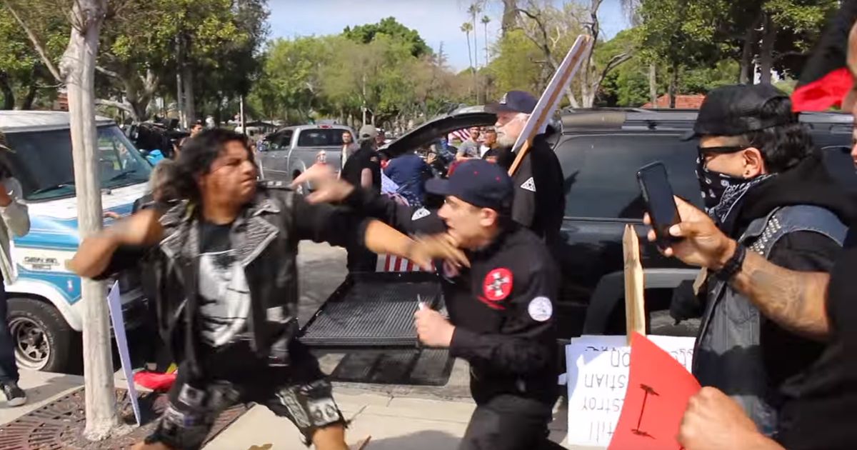 Ku Klux Klan Rally Attacked by Protesters in California