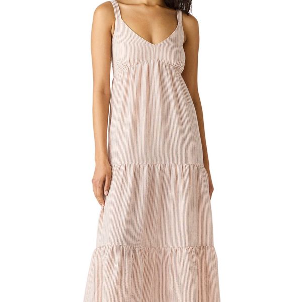 Steve Madden Elianna Stripe Tiered Sundress