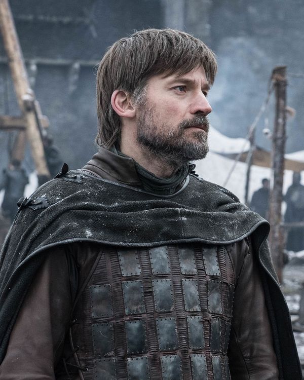 Jaime Lannister and his bowl cut.