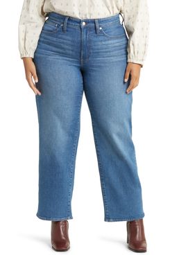 Madewell The Perfect Vintage High Waist Wide Leg Jeans