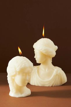 Anthropologie Roman Bust Candle