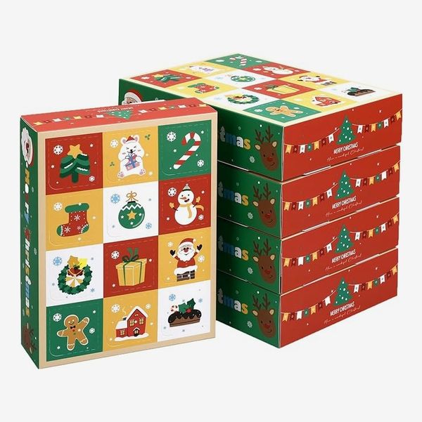Empty Advent Calendars to Fill – 12 Days – Pack of 5
