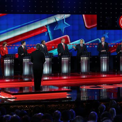 GOP Presidential Candidates Debate In Las Vegas