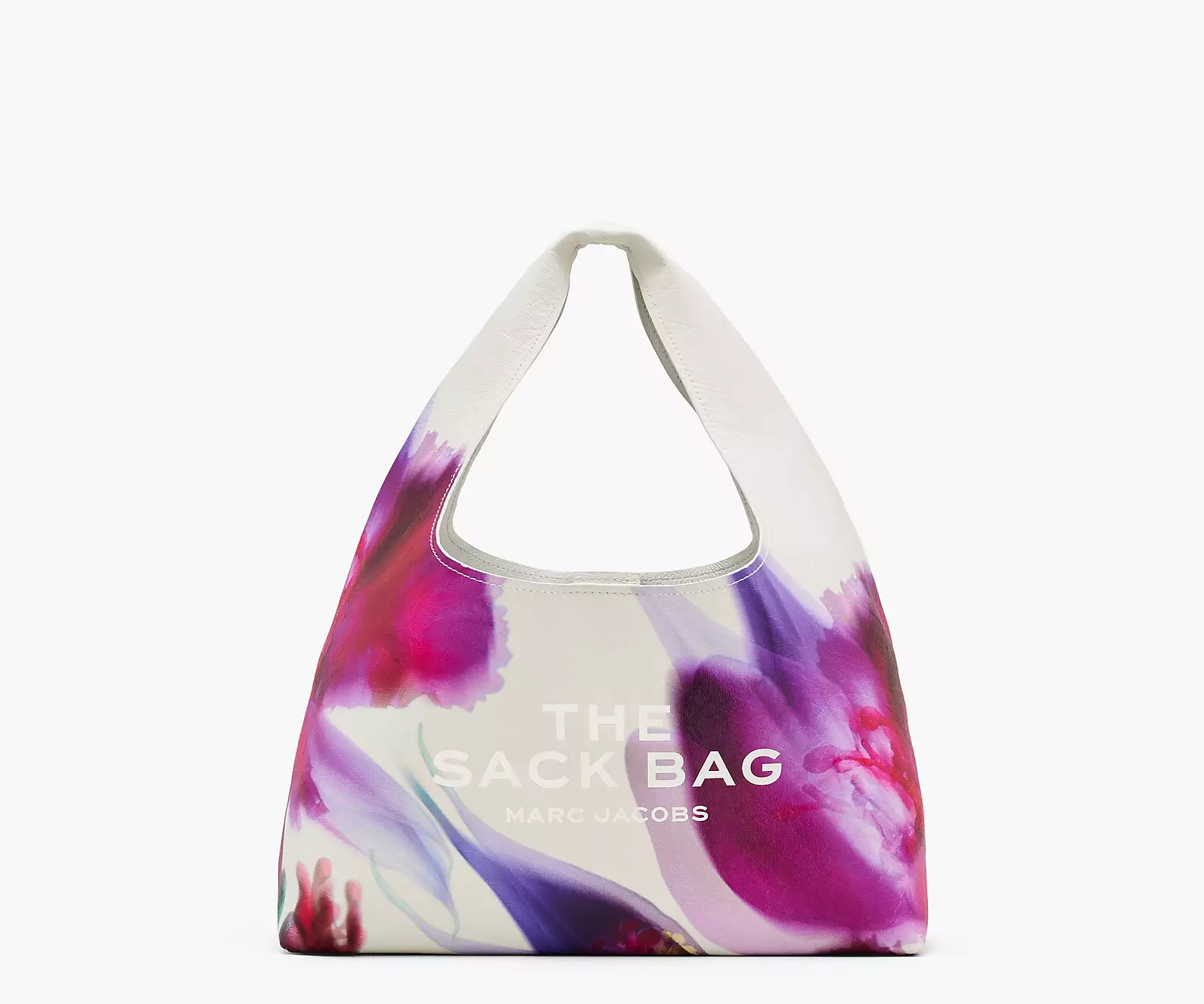 The Future Floral Leather Sack Bag