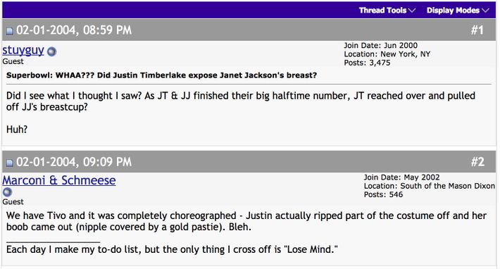 When was the Justin Timberlake and Janet Jackson Super Bowl 'nipplegate'  scandal and was it accidental?