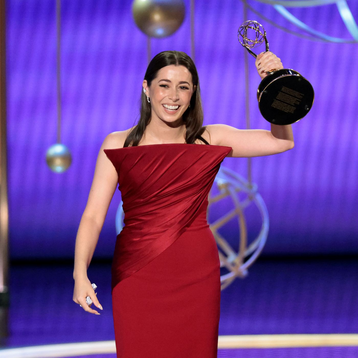 Cristin Milioti 'Woos' Accepting Her Emmy for 'The Penguin' Cristin Milioti 'Woos' Accepting Her Emmy for 'The Penguin'