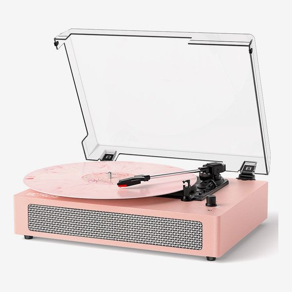 Victress TE-2019 Portable Retro Turntable with Built-in Speakers