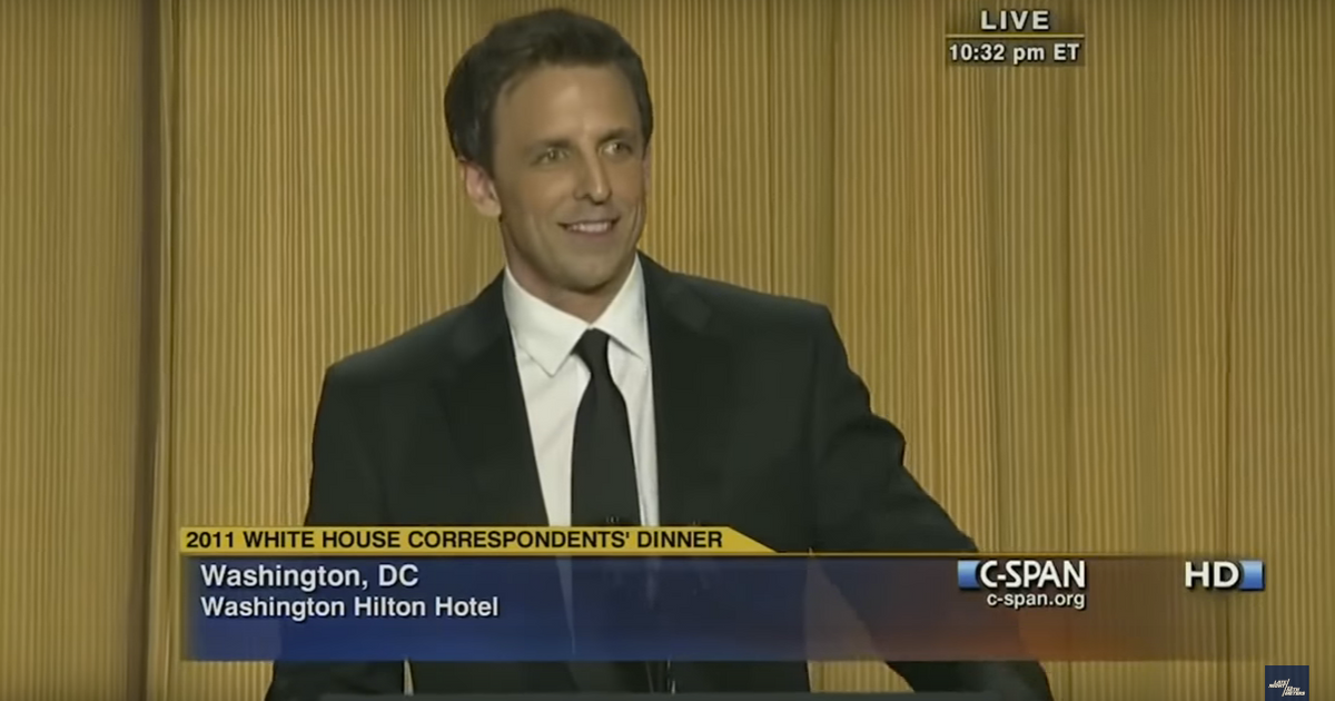 Watch Seth Meyers Roast Trump At The 2011 White House Correspondents ...