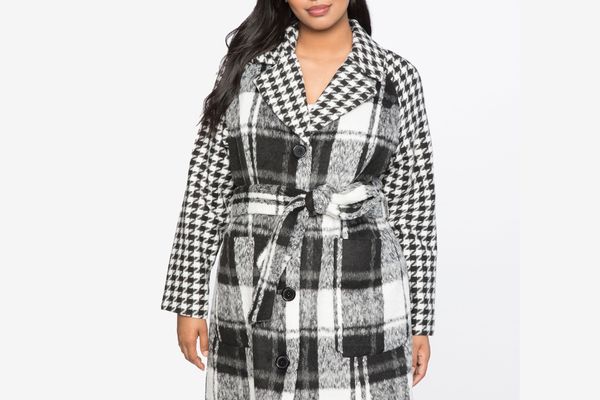 Print Block Coat