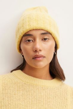 Everlane The Alpaca Beanie - Lemon