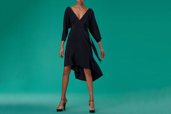 Diane von Furstenberg Eloise Asymmetric Mini Dress