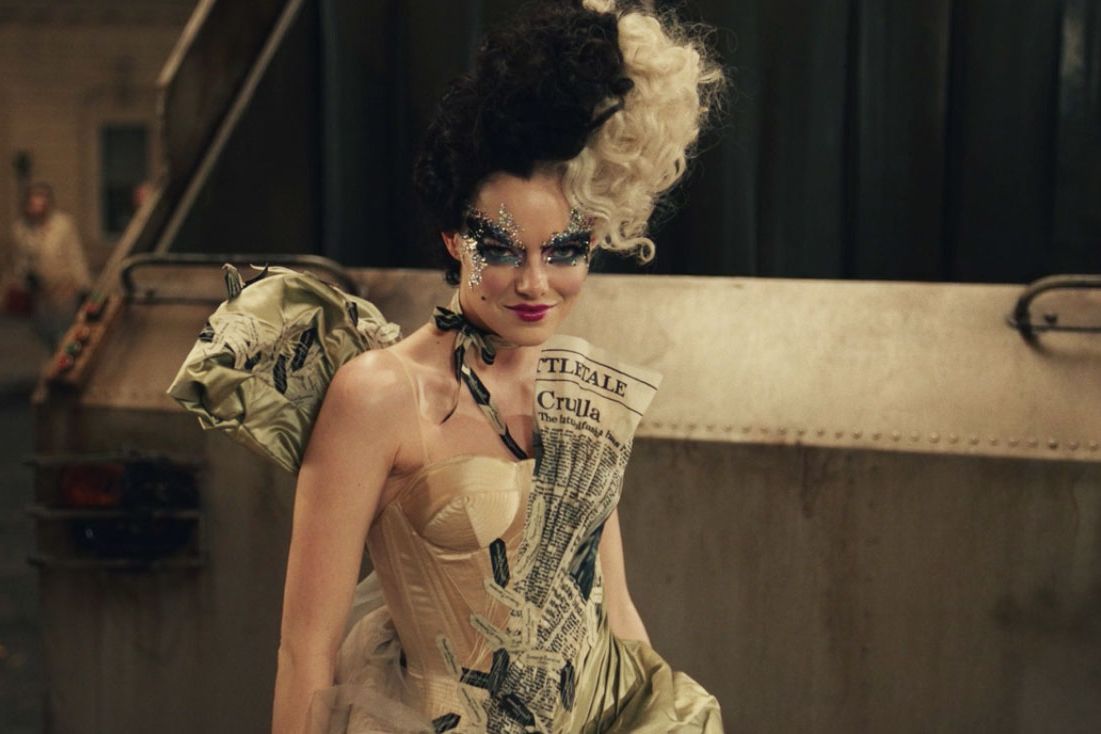 See Emma Stone's Costumes in Disney's Cruella Trailer