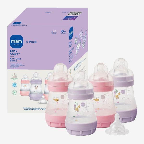 MAM Easy Start Anti-Colic Baby Bottle - 5 Oz., 4 Pack