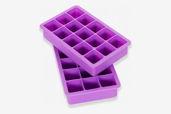 Elbee Home Set of 2 Silicone Ice Cube Trays