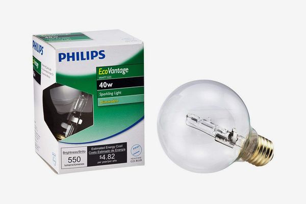 Philips 420844 40-watt G25 Clear Halogen Decorative Globe Light Bulb