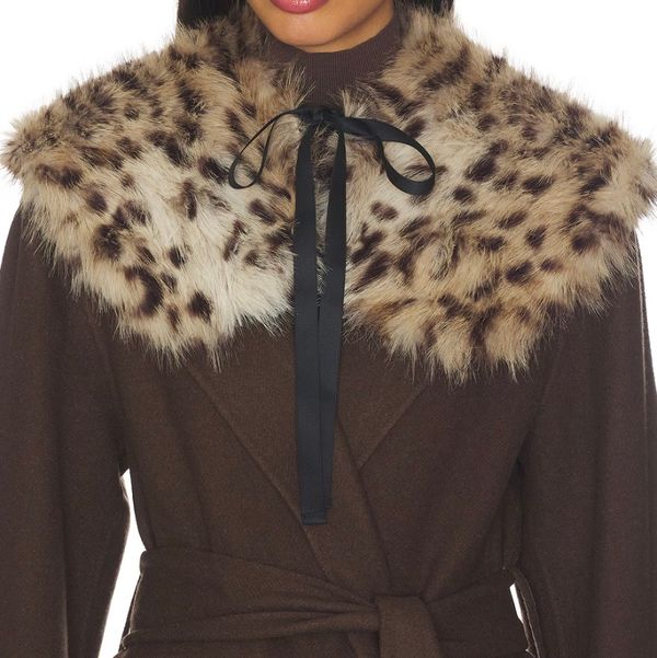 Aknvas Lynx Faux Fur Collar