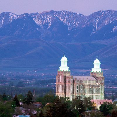 A Mormon church, Utah.