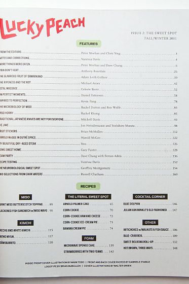 Table of Contents. This issue is 176 pages.