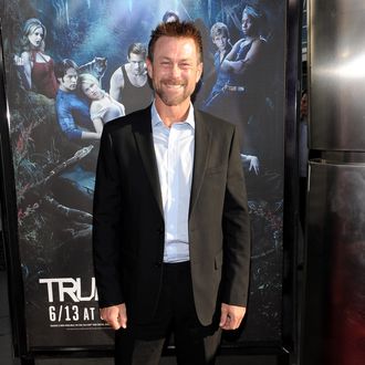 Actor Grant Bowler arrives at the premiere of HBO's 