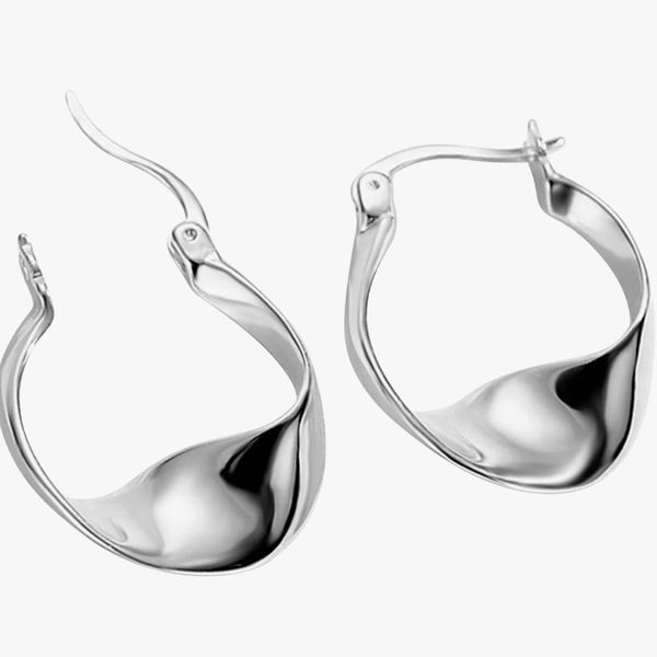 Kesaplan Store Sterling Silver Hoop Earrings